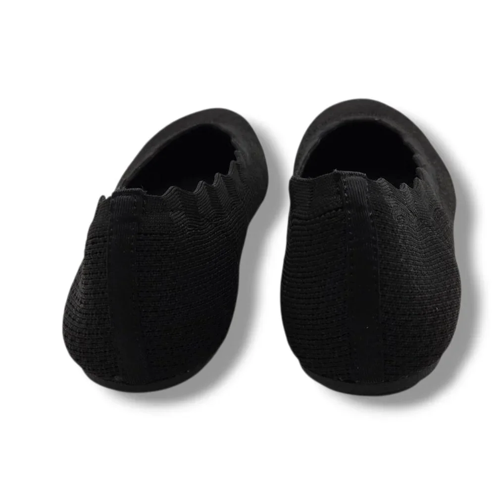 Skechers Cleo‎ 2.0 Love Spell Flats Womens 6 Black Slip On